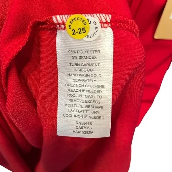 Halogen Flowy Shift Dress in Red Chili Small New - Picture 6 of 8